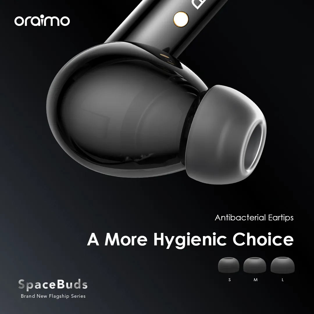 Oraimo OTW-630 SpaceBuds Hybrid ANC True Wireless Earbuds Customized Voice Prompt - Image 5