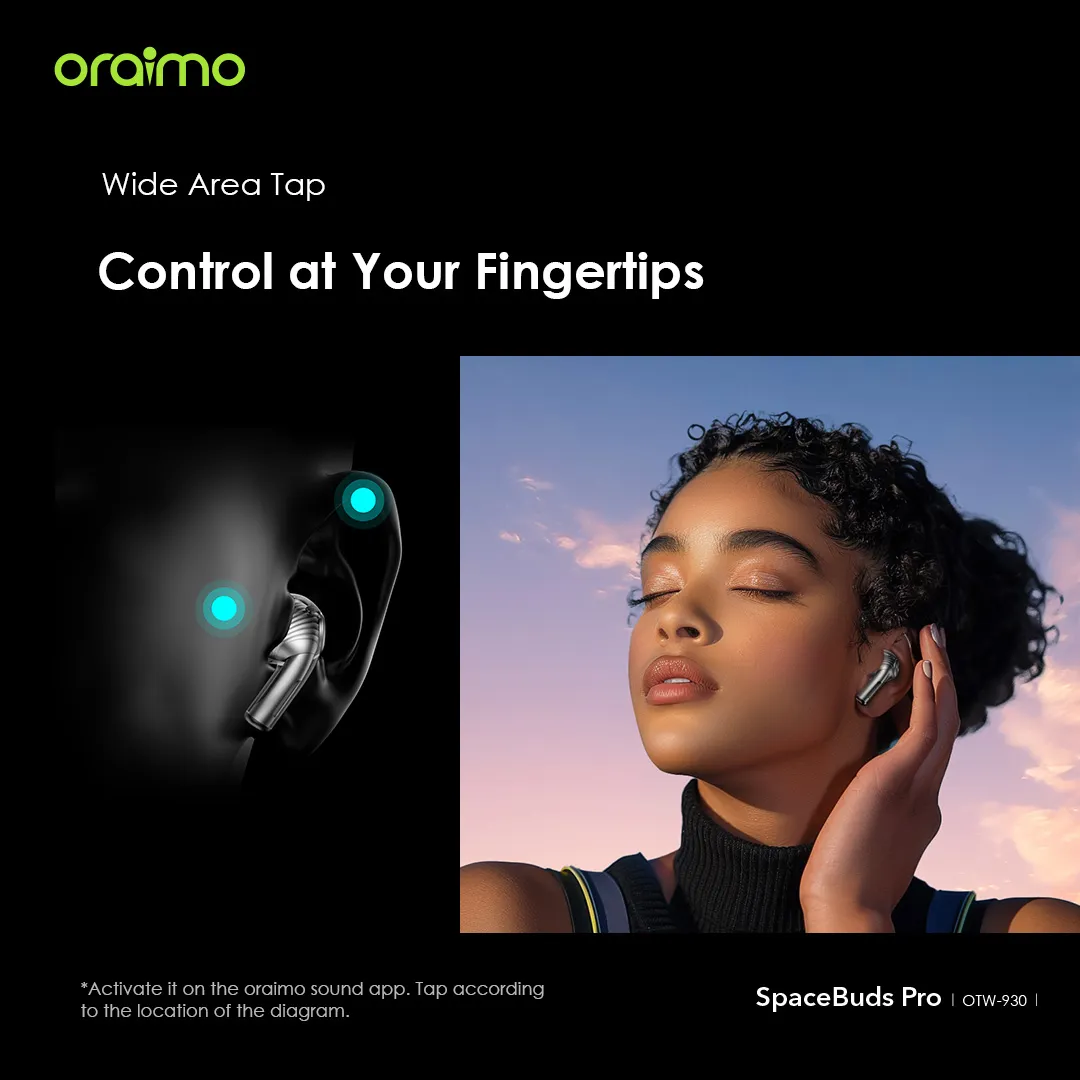 Oraimo SpaceBuds Pro Hybrid ANC True Wireless Earbuds - Image 8