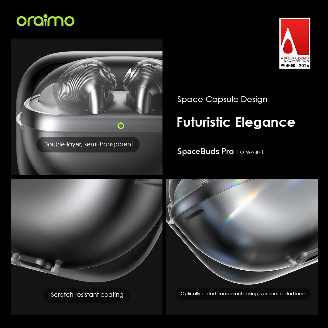 Oraimo SpaceBuds Pro Hybrid ANC True Wireless Earbuds - Image 11