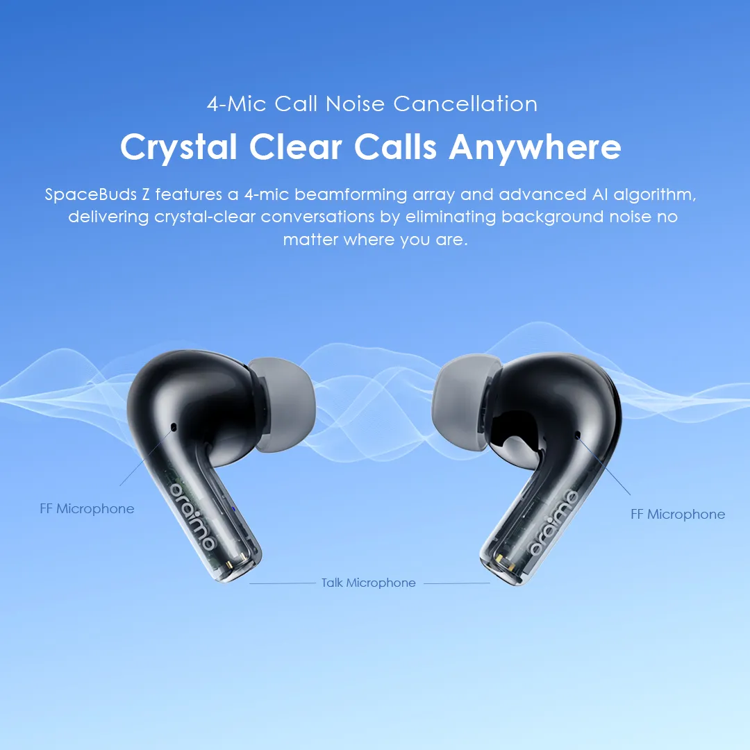 Oraimo SpaceBuds Z ANC True Wireless Earbuds with Spatial Audio - Image 10