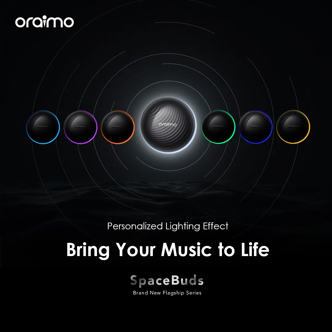 Oraimo OTW-630 SpaceBuds Hybrid ANC True Wireless Earbuds Customized Voice Prompt - Image 19