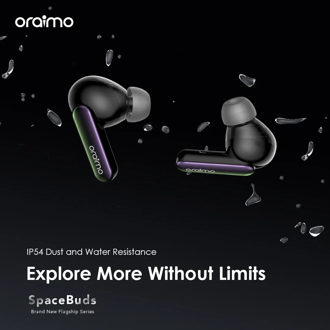 Oraimo OTW-630 SpaceBuds Hybrid ANC True Wireless Earbuds Customized Voice Prompt - Image 6