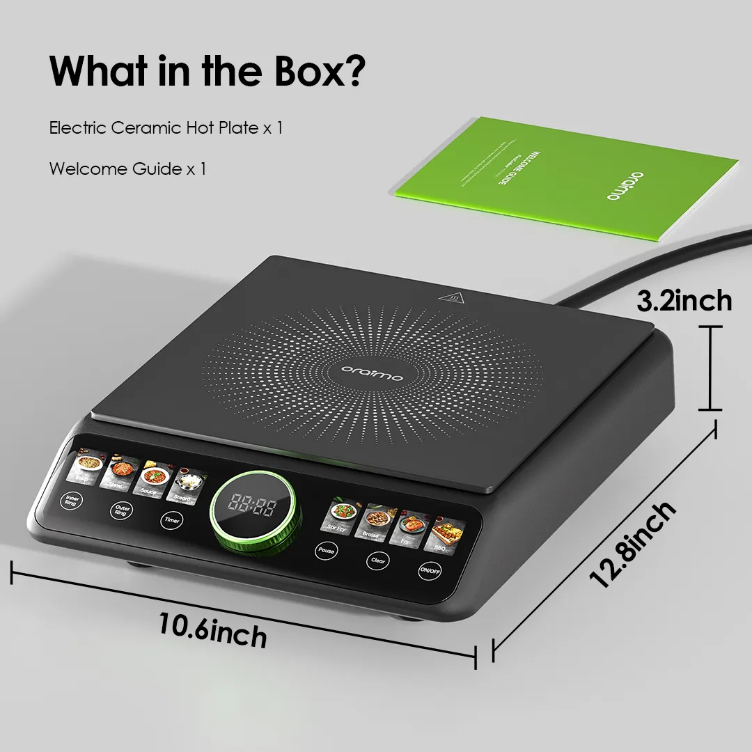 Oraimo FlexiCooker 2200W Electric Ceramic Hot Plate - Image 2