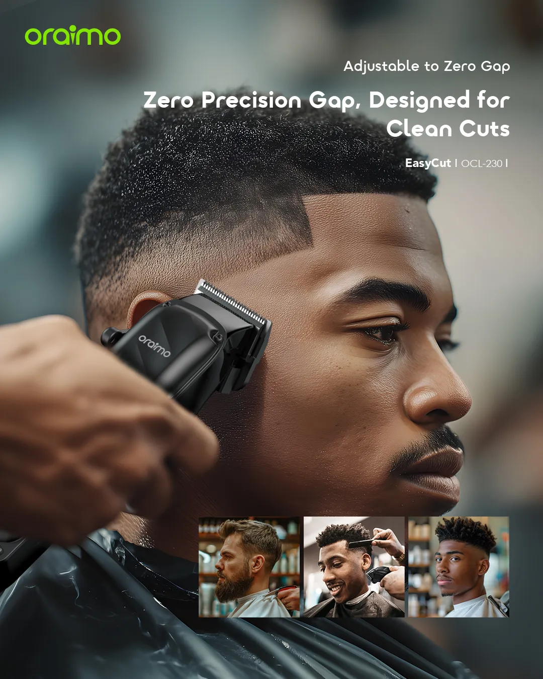 Oraimo EasyCut Super Powerful Adjustable Hair Clipper - Image 7