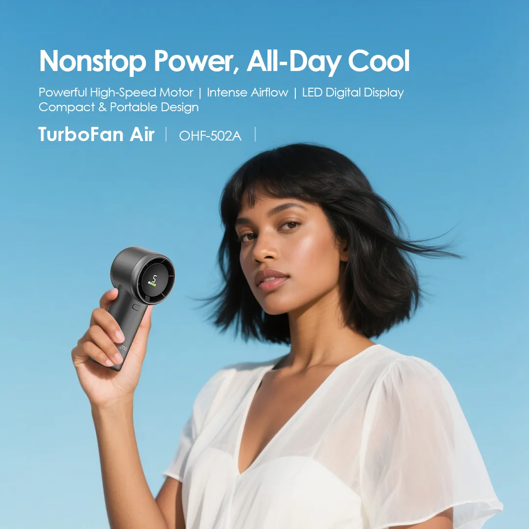 oraimo Handheld Fan TurboFan Air OHF 502A 1