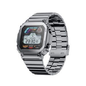 Porodo Nomad Smart Watch,Activity Tracker,Health Monitoring,IP67 Water Resistant,5 Days Battery Life,calling via Bluetooth,Real-Time Notification,Camera Shutter,Find Phone Feature