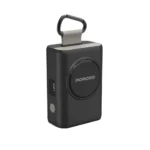 Porodo 10000mAh Power Bank PD 45W Fast Charging 10000 mAh with 70cm Retractable Type-C Cable & Built-In Safeguards / Digital Display Powerbank – Black