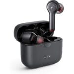 Soundcore Liberty Air 2 Wireless Earbuds, Diamond Coated Drivers, Bluetooth Earphones with 4 Mics, 28H Playtime, HearID Personalized EQ, Bluetooth 5 Noise Cancelling Earbuds, Wireless Charging (Black)
