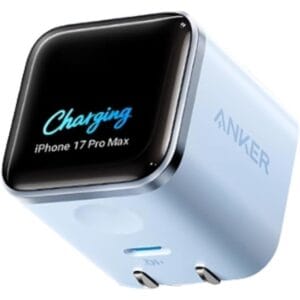 Anker Nano 45W Gallium Nitride Charger with Display Type C charger Fast Charging, Intelligent Temperature Control System,Foldable Plug for Samsung Galaxy S26 Ultra/S25, iPhone 17/16 Series, MacBook