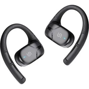 Porodo Soundtec Octopus Open-Ear Wireless Earbuds, BT V5.4, Voice Assistant, Touch Control, 5H Playtime, Stereo Sound, Gaming/Music Mode, Noice Reduction, Sweat & Water Resistant - Black