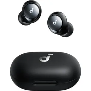 Soundcore by Anker Space A40 Auto-Adjustable Active Noise Cancelling Wireless Earbuds, Reduce Noise by Up to 98%, 50H Playtime, Hi-Res Sound, Comfortable Fit, App Customization, Wireless Charge (Blue)