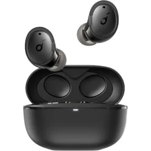 Soundcore Anker Life Dot 3i Noise Cancelling Earbuds with, 4 Mics for, 36H Playtime, USB-C for Fast Charging, Easy-Pairing, App, IPX5 Water (Black)