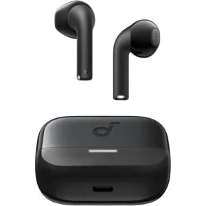 Soundcore K20i by Anker, Semi-in-Ear Earbuds, Bluetooth Wireless, 36H Playtime, Fast Charge, Clear Sound, Comfortable Fit, ENC 2-Mic Clear Calls, Custom EQ, IPX5, Bluetooth 5.3, App Control.