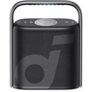 Soundcore Motion X500 Portable Bluetooth Speaker, Wireless Speaker with Immersive Spatial Audio, Wireless Hi-Res Sound with 3X Detail, 3-Channel Audio, and an Upward Firing Driver with Ambient Light