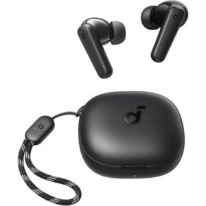 Soundcore Anker P25i True Wireless in-Ear Earbuds, TWS with 30H+ Playtime, Clear Calls & High Bass, IPX5-Water Resistant, Connect App with 22 Preset EQs, Quick Connectivity, Black Color