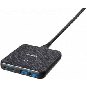 Anker Powerport Atom Iii 4-Port 63W Slim B2B - Sa/Kw/Ae/Sg/My/Hk, Black