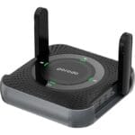 Porodo Wireless Router, 4G/LTE Home & Outdoor Portable, up to 10 Devices support, 12H Working Time, 100Mbps LAN, 100Mbps 4G Router, 40M Signal Distance, CPE/Mifi, Portable router, 2×Wi-Fi Antennas.
