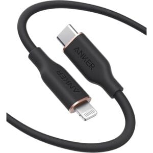 Anker USB C to Lightning Cable, MFi Certified Powerline III Flow Silicone Charging Cable for iPhone 13 13 Pro (6ft)