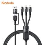 Mcdodo 6-in-1 Cable 100W Fast Charging (1.2M) Transparent Cable with Charging Light CA-7260