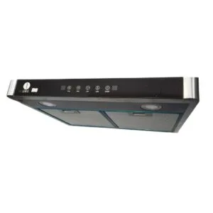 IQRA 60cm Ductless Chimney Hood, with Carbon Filter, LED Lamp, 3 Speed Motor, Touchscreen, Motion Sensor, Voice Control, Black Color, IQ-CM6030S