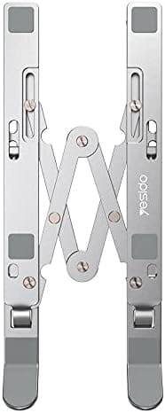 YESIDO LP09 Portable Laptop Stand – Adjustable Aluminum Design, Lightweight, Foldable Stand for Laptops & Tablets - Image 2