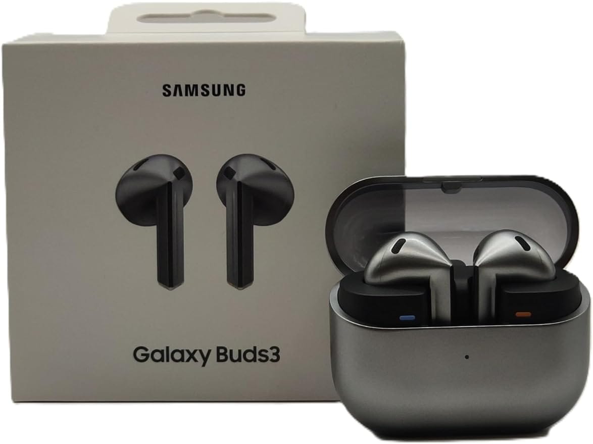 Samsung Galaxy Buds 3 Wireless Earbud Headphones - Silver - Image 3