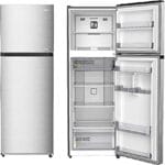 Midea 385L Gross Top Mount Double Door Refrigerator, MDRT385MTE46, 2 Doors, Frost Free with Smart Sensor & Humidity Control, Active-C Fresh, Multi-Air Flow, Electronic Control, Silver