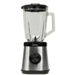 Midea MJ-BL1010W Blender – 1000W Power, 1.5L Glass Jar, Stainless Steel Body, 6-Blade System