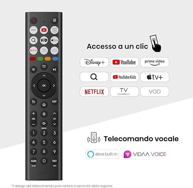 Hisense 164 cm (65 inches) A6Q Series 4K Ultra HD Smart LED TV 65A6Q (Black) - Image 6