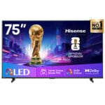 Hisense 75Q7Q 4K QLED Gaming TV – 144Hz VRR, Dolby Vision Atmos, AMD FreeSync Premium & Smart Voice Control