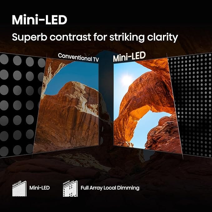 Hisense 215 cm (85 Inches) 4K QLED Mini-LED Smart TV | 1000 NITS peak brightness | 144Hz Game Mode | Dolby Vision IQ & Dolby Atmos | 2.1 CH 50W Speakers (Built-in Subwoofer) | VIDAA OS | 85U7Q (Black) - Image 11