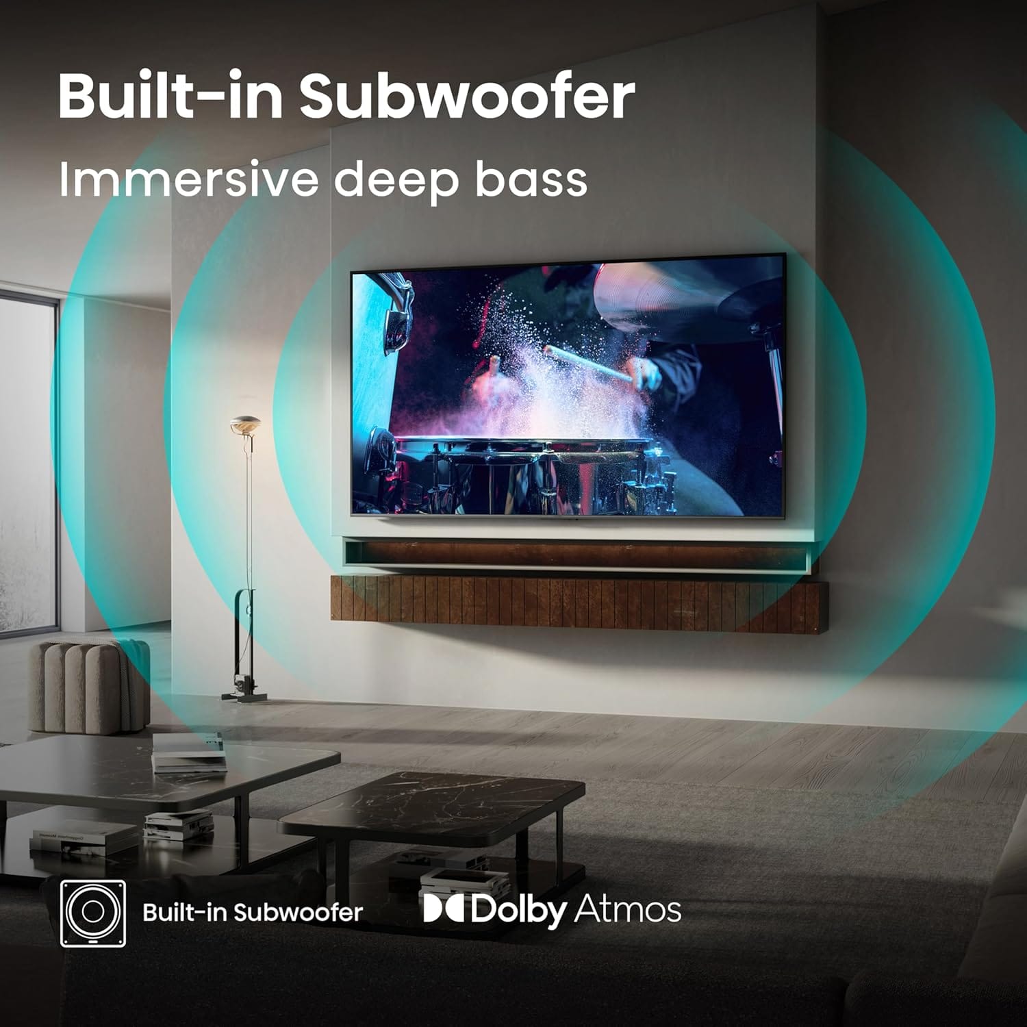 Hisense 215 cm (85 Inches) 4K QLED Mini-LED Smart TV | 1000 NITS peak brightness | 144Hz Game Mode | Dolby Vision IQ & Dolby Atmos | 2.1 CH 50W Speakers (Built-in Subwoofer) | VIDAA OS | 85U7Q (Black) - Image 4