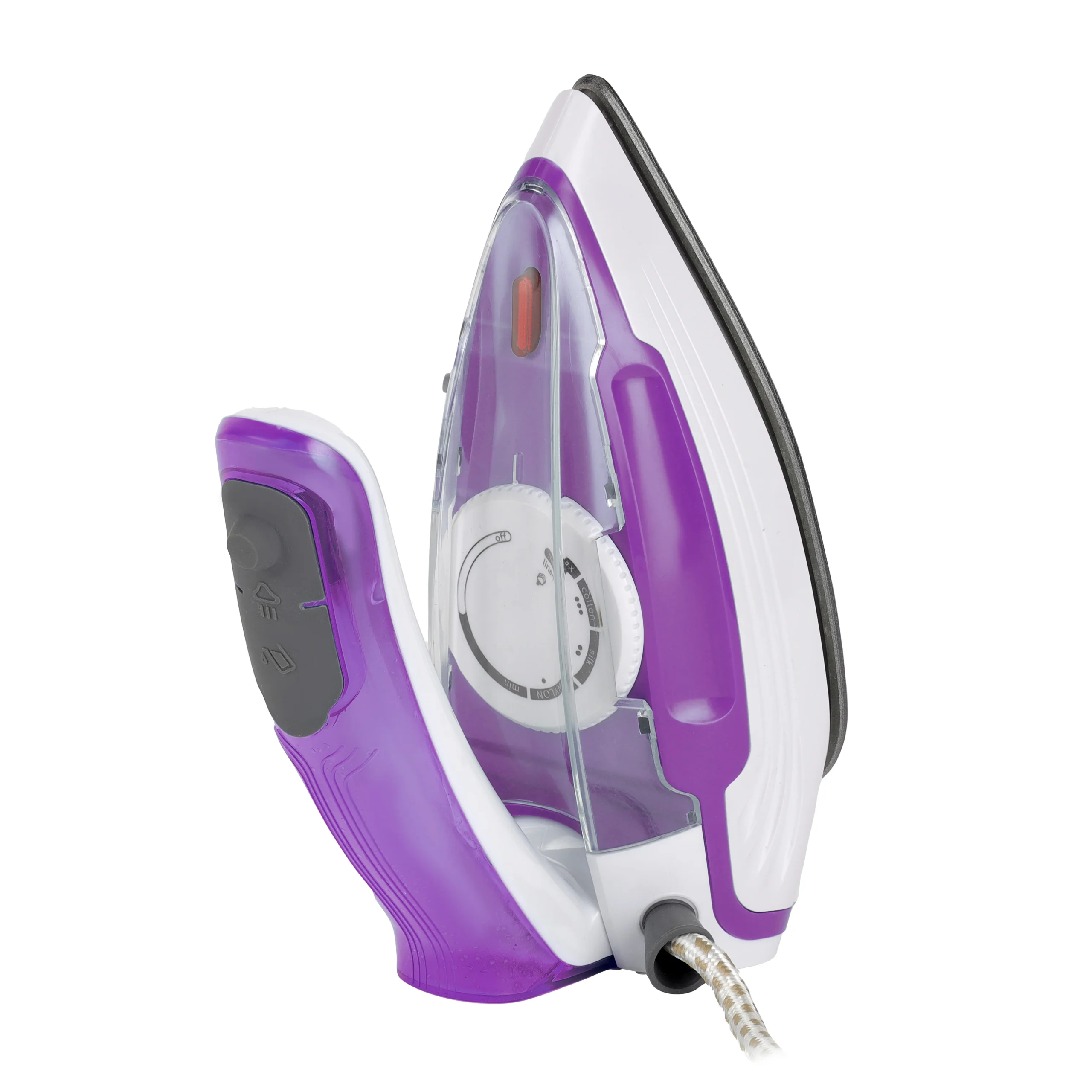 Geepas GSI7805 Travel Steam Iron 1100W – Portable Foldable Handle Iron with Teflon Non-Stick Soleplate, Variable Steam Control, Burst Steam Function & Fast Heating - Image 4