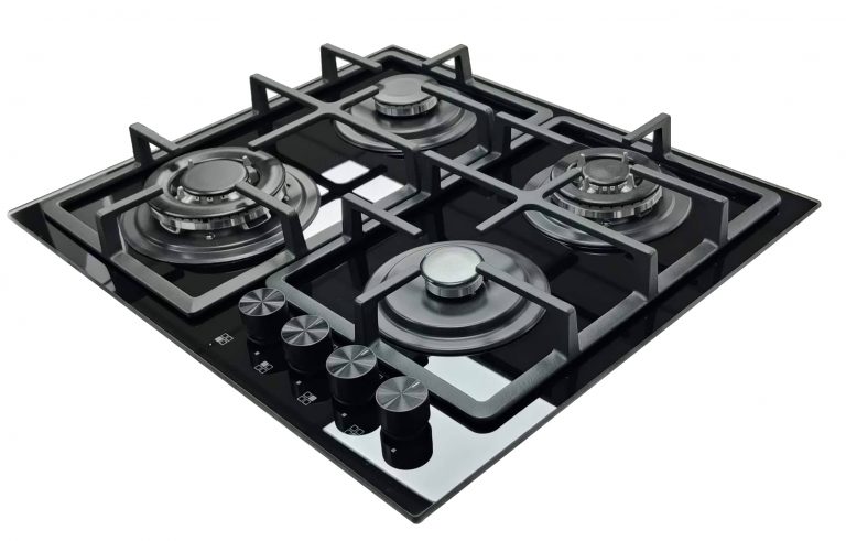 IQRA IQ-KH4027G 60cm Built-In 4 Burner Gas Hob Cooktop with Auto Ignition & Cast Iron Pan Supports - Image 3
