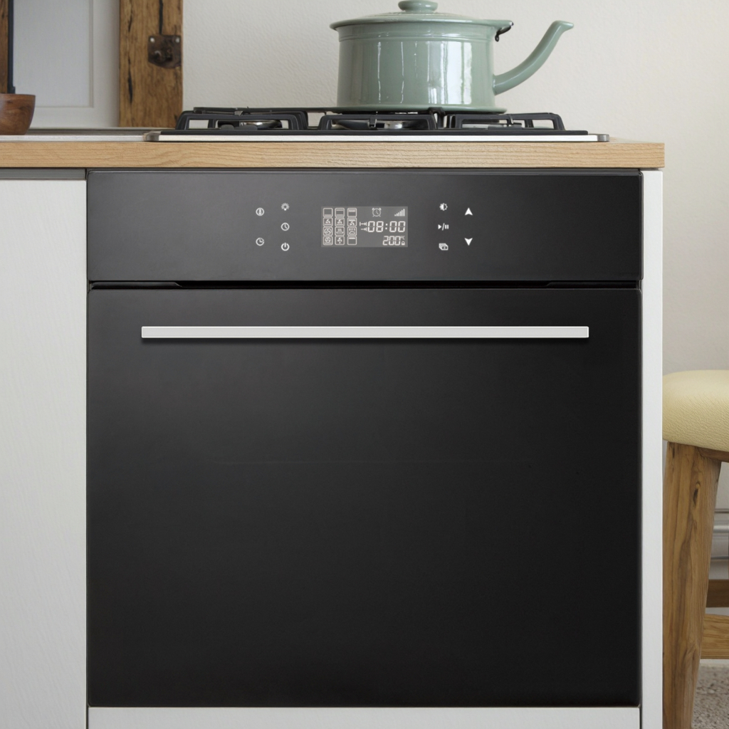 FORSETI BOTTURA 13 60L Built-In Oven with Full Digital Display, Grill, Turbo Fan & Telescopic Sliding Racks - Image 5