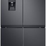 Samsung Series 8 SpaceMax, 488L, Multi Door Fridge Freezer, With Twin Cooling Plus System & Total No Frost Feature, Colour: Gentle Black Matt, Model: RF48A401EB4/EU [Energy Class E]