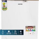 Geepas GCF1706WAH 170L Chest Freezer | Single Door Deep Freezer | Adjustable Thermostat Control | High-Efficiency Compressor | Energy Saving | White
