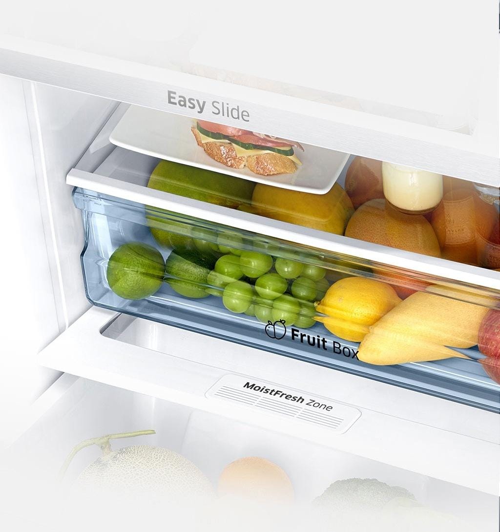 Samsung RT22FGRADSA Top Mount Refrigerator 234L (8.5 CFT) No Frost, Multi Flow Cooling, MoistFresh Zone, Twist Ice Maker – Metal Graphite - Image 3