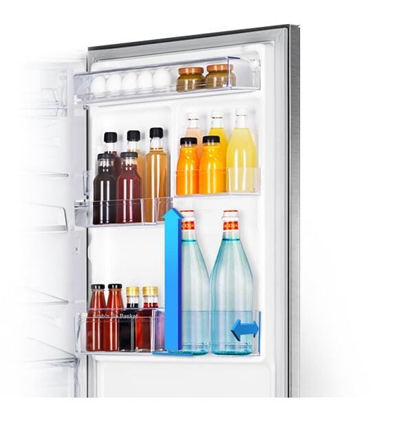 Samsung RT22FGRADSA Top Mount Refrigerator 234L (8.5 CFT) No Frost, Multi Flow Cooling, MoistFresh Zone, Twist Ice Maker – Metal Graphite - Image 4
