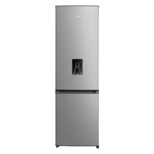 Midea MDRB380FGN50D 385L Bottom Freezer Refrigerator – Inverter No Frost Fridge with Water Dispenser, Silver
