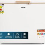 Geepas Chest Freezer GCF2506WAH, Freestanding Chest Freezer|| 250L Deep Freezer with Adjustable Thermostat