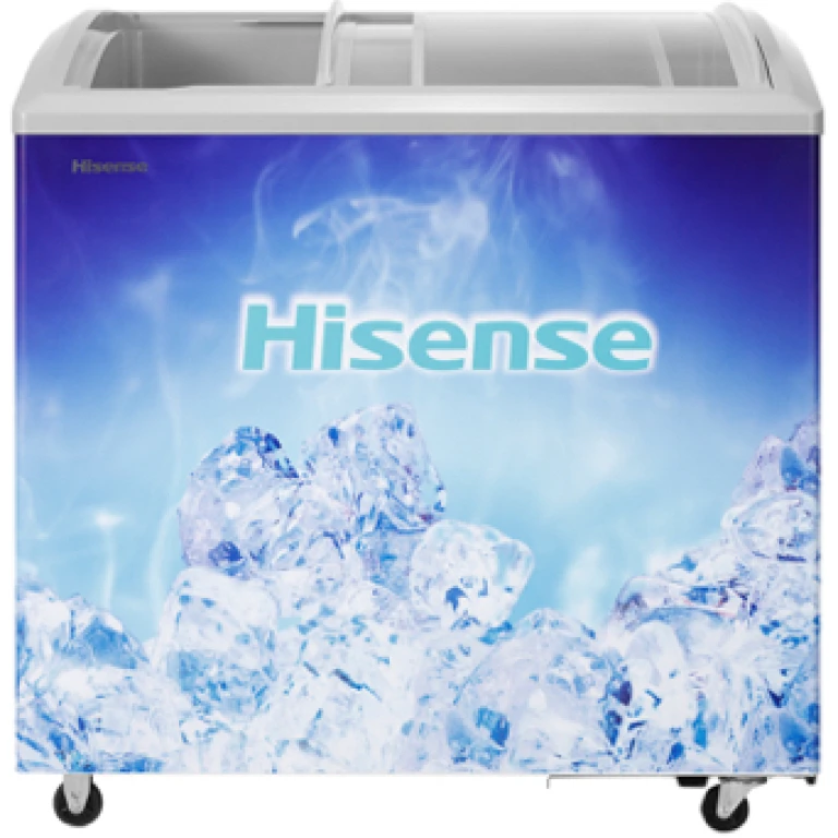 Hisense FC-270DD Ice Cream Display Freezer – 270L | Low-E Glass Lid, Adjustable Thermostat, R600a Refrigerant, Lock & Key, Energy-Saving Design - Image 2