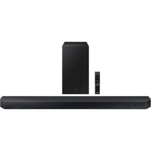 Samsung Q-Series Soundbar HW-Q600F 3.1.2ch with Wireless Subwoofer, Dolby Atmos/DTS Virtual:X, Q-Symphony, SpaceFit Sound Pro, Adaptive Sound, Game Mode Pro, Bluetooth, (2025 Model)