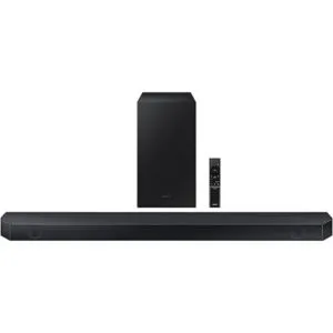 Samsung Q-Series Soundbar HW-Q600F 3.1.2ch with Wireless Subwoofer, Dolby Atmos/DTS Virtual:X, Q-Symphony, SpaceFit Sound Pro, Adaptive Sound, Game Mode Pro, Bluetooth, (2025 Model)