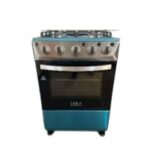 IQRA IQ-FC5001SS 50cm Freestanding Cooker with 4 SABAF Gas Burners, Gas Oven, Grill & Rotisserie