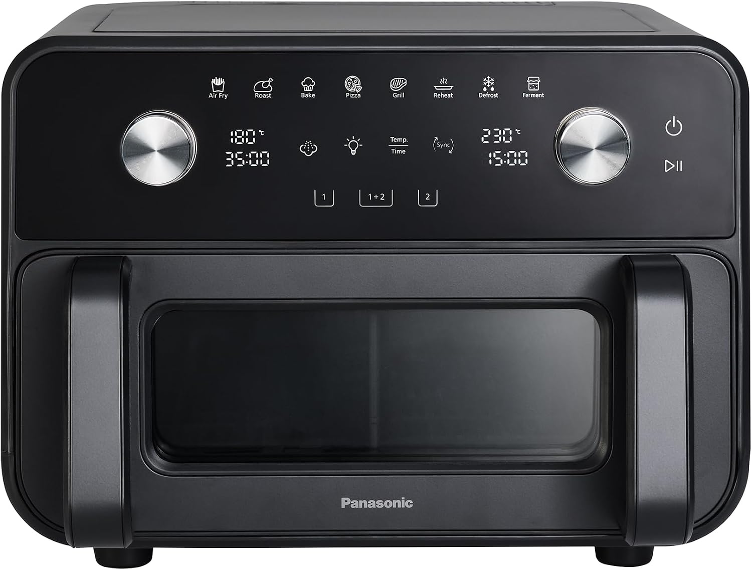 Panasonic NF-BC1000 Flex Air Fryer with Viewing Window, XL Flexible Basket, Basket Divider, 10L, 30°-230°C, Gentle Steam, 8 Presets, Easy Clean, Black - Image 18