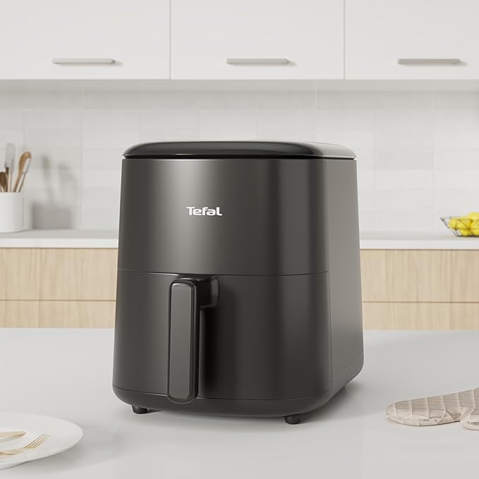 Tefal Easy Fry Max Digital Air Fryer, 5L, 10in1, Uses No Oil, Air Fry, Extra Crisp, Roast, Bake, Reheat, Dehydrate, 6 Portions, Non-Stick, Dishwasher Safe Baskets, Black EY245840 - Image 3