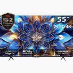 TCL 55C655 55-Inch QLED 4K Google Smart TV – Dolby Vision, Dolby Atmos, HDR PRO+, Game Master & Google TV