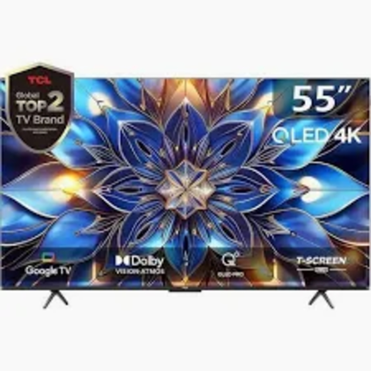TCL 55C655 55-Inch QLED 4K Google Smart TV – Dolby Vision, Dolby Atmos, HDR PRO+, Game Master & Google TV