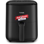 Tefal Easy Fry Max Digital Air Fryer, 5L, 10in1, Uses No Oil, Air Fry, Extra Crisp, Roast, Bake, Reheat, Dehydrate, 6 Portions, Non-Stick, Dishwasher Safe Baskets, Black EY245840